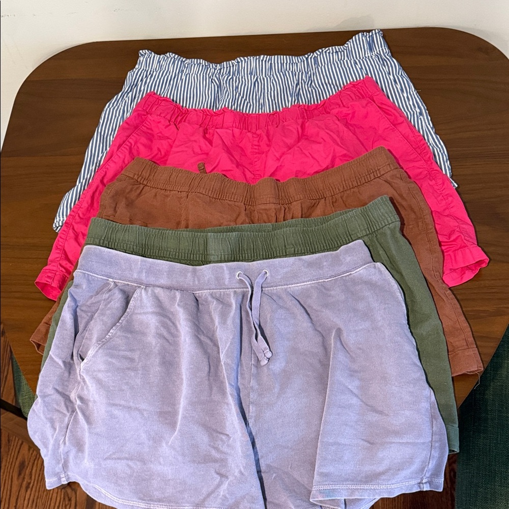 Old Navy Women's Athletic & Casual Shorts  - Pink, Brown, Green, Purple, Striped